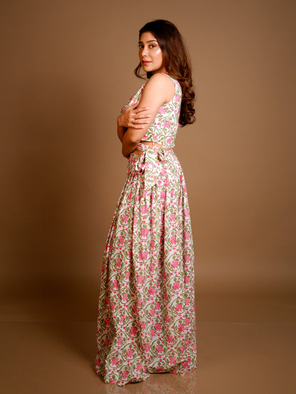 Upalka - Crop Top & Skirt