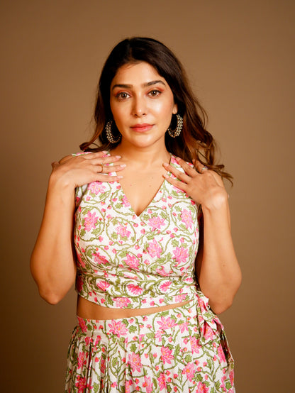 Upalka - Crop Top & Skirt