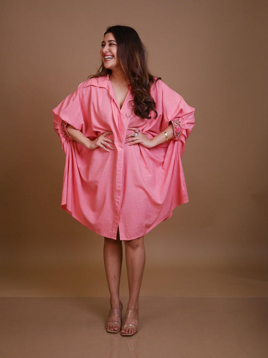 Tamara - Shirt Dress - Pink